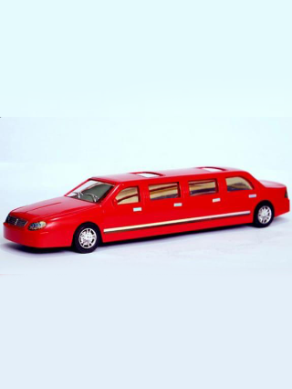 Luxury Red Limousine Toy Car – Friction Powered Stretch Sedan for Kids | Long Limo Model Car