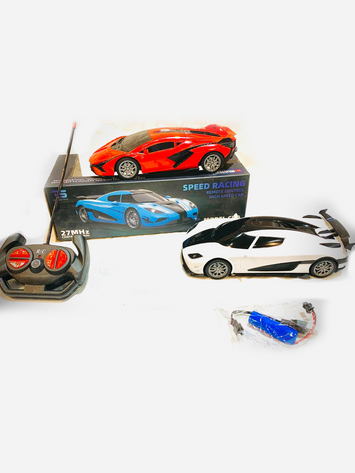 1:14 Scale Red Remote Control Sports Car with Rechargeable Battery – High-Speed RC Racing Toy for Kids