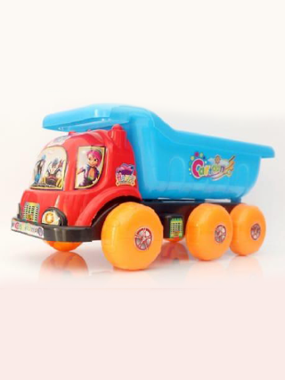 Colorful Congratulations Dump Truck Toy for Kids – Multicolor Mini Tipper Truck with 6 Wheels | Educational & Fun Vehicle Toy