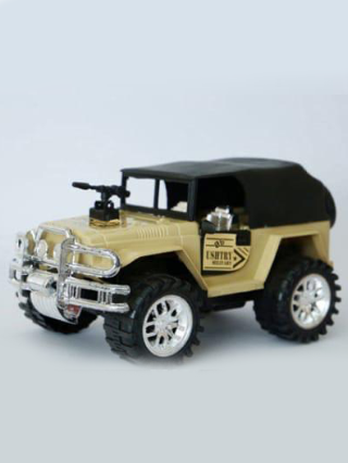 Army Jeep Toy for Kids – Military Style Off-Road Jeep with Gun & Big Wheels | Adventure Truck Toy