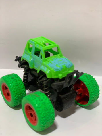 Mini Monster Truck Toy for Kids – 4x4 Spring Suspension Car with Big Rubber Tyres