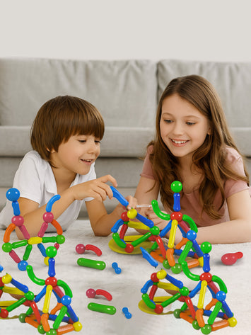 Magnetic Construction Building Set for Kids – 36 PCS STEM Learning Educational Toy for Brain Development (Ages 3+)