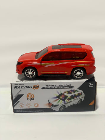 3D Light Music Toy Car for Kids – High Speed Off-Road Racing Car with Flashing Lights & Sound – Gift for Boys Age 3+