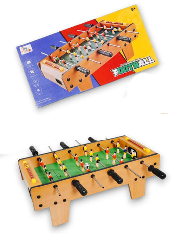 Mini Wooden Foosball Table Game for Kids – Compact Indoor Football Play Set with Scoreboard | Tabletop Soccer Toy (NO.KLB50)