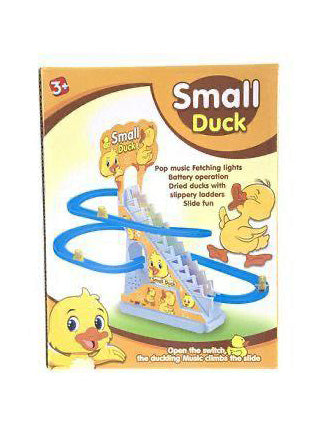 Small Duck Climbing Toy for Kids – Battery Operated Duck Slide with Music & Lights – Fun Educational Toy (3+ Years)