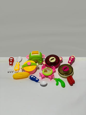 Girls Kitchen Toy Set – Kids Cooking & Pretend Play Accessories for 3+ Years | Educational Girls Play Set