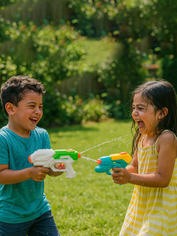 Colorful Water Gun Toy for Kids – High Pressure Summer Water Blaster