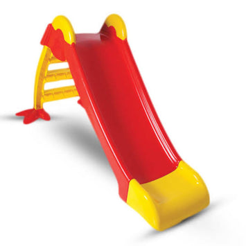 Kids Indoor/Outdoor Play Slide – Red & Yellow Duck Feet Design