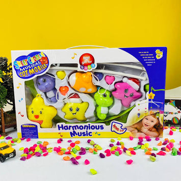 Musical Cot Mobile Toy for Baby Crib – Colorful Hanging Toys with Soothing Harmonious Music