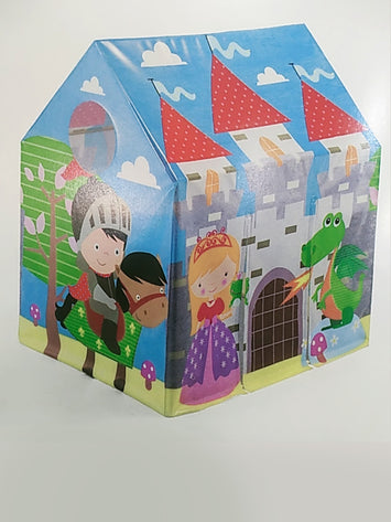 Royal Castle Play Tent for Kids – Foldable Indoor/Outdoor Princess & Knight Castle Toy House (95x75x107cm)