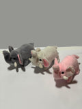 Cute Grey Elephant Plush Toy for Kids – Soft & Cuddly Stuffed Animal with Pink Ears