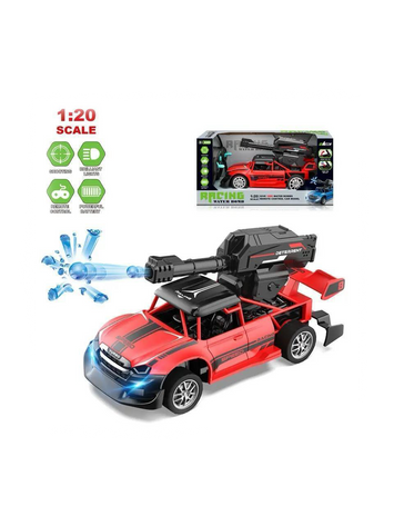 1:20 Scale Water Bomb RC Car – Remote Control Electric Shooting Truck Toy with Lights & Rechargeable Battery for Kids