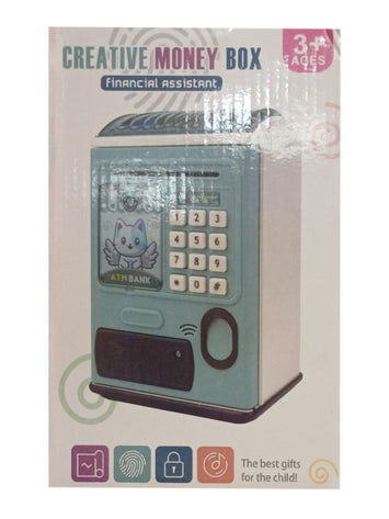 Creative Money Box ATM for Kids – Password Protected Coin Bank with Light & Sound – Educational Piggy Bank Toy (3+ Years)