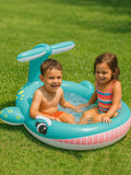 Inflatable Whale Kids Pool with Water Sprinkler – Baby & Toddler Outdoor Splash Pad – Summer Backyard Fun for Ages 1-5