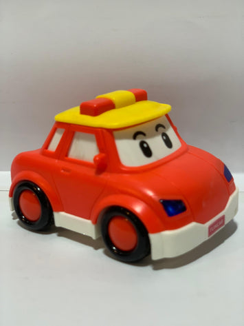 Cute Cartoon Police Car Toy for Toddlers – Friction Powered, Durable & Safe for Kids (1+ Years)