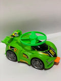 4x4 Red Propeller Car Toy – Wind-Up Racing Car with Spinning Fan for Kids