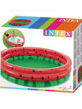 Intex Watermelon Inflatable Kids Pool – 66" x 15" Round Summer Pool for Toddlers – Vibrant Outdoor Garden Bathtub