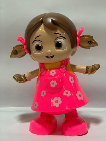 Dancing Girl Toy with Flashing Lights & Music – Fun Learning Toy for Girls (3+ Ages)