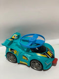 4x4 Red Propeller Car Toy – Wind-Up Racing Car with Spinning Fan for Kids