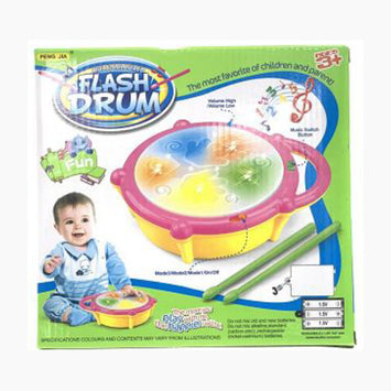 Flash Drum Toy with Lights and Sound for Toddlers – Musical Learning Toy for Kids