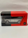 1:24 White Range Rover Diecast SUV Toy Car – Metal Body, Lights & Sound, Openable Doors, Pull Back Action