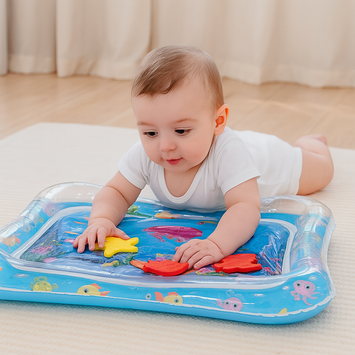 Inflatable Baby Water Play Mat for Tummy Time – BPA-Free Sensory Activity Mat