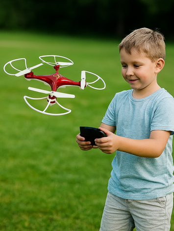 QX828 2.4GHz Mini Drone with Headless Mode, 3D Flip & One Key Return | Beginner-Friendly RC Quadcopter for Kids 14+