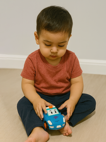 Transforming Robot Cars for Kids – 4 in 1 Colorful Auto-Transform Toy Set | Friction Powered