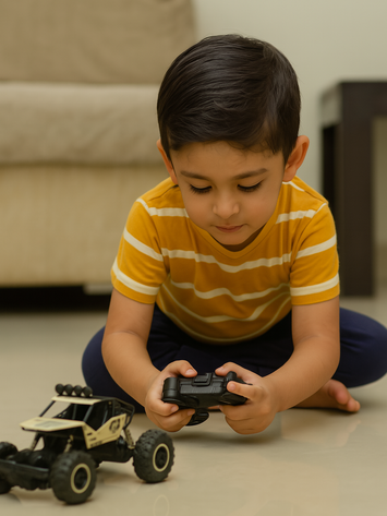 27CM Rock Crawler Metal Body RC Off-Road Jeep – 4x4 Rechargeable Remote Control Climbing Car 27MHz