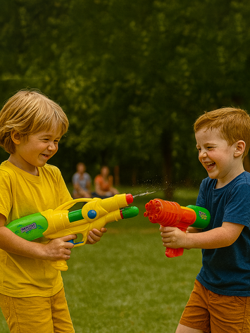 Double Nozzle Water Gun Set for Kids – High Capacity Summer Splash Toy – Outdoor Pool Fun 