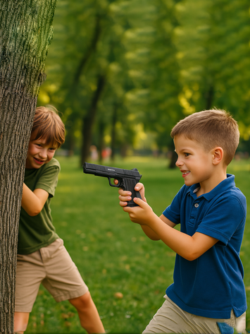 Shooter 1911 Toy Gun – Realistic Metal-Style Pistol with Classic Grip for Kids & Roleplay (21cm)