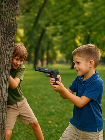 M-1911 Alloy Barrel Toy Gun – Realistic Military Style Pistol for Kids (24cm, Durable Build)