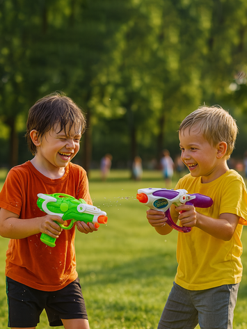 Water Gun Shooting Blaster Set for Kids – Futuristic Design, Easy Grip, Summer Outdoor Fun Toy 