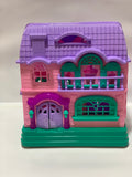 Colorful Dream Doll House with Furniture & Doll – Foldable Play Set for Girls | Multicolor Villa Toy