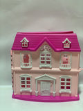Luxury Doll House Set with Furniture – Pink Foldable Dream Villa for Girls | 20+ Mini Accessories