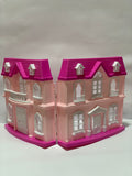 Luxury Doll House Set with Furniture – Pink Foldable Dream Villa for Girls | 20+ Mini Accessories