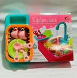 Kids Kitchen Sink Toy with Electric Water Circulation 💧🍽️
