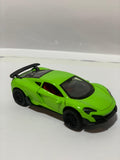 Super Sports Car Toy with Light – Friction Powered Die-Cast Car for Kids
