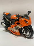 Die-Cast Green Racing Bike Toy – Pull Back Sports Motorcycle Model for Kids (Metal Body #46 Moto Design)