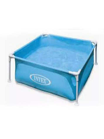 Intex Rectangular Frame Pool for Kids – Strong PVC Outdoor Swimming Pool for Home Garden – Easy Setup Summer Fun