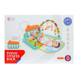 Baby Piano Fitness Rack Playmat – Musical Activity Gym with Hanging Toys and Kick Piano (0+ Months)