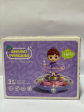 Shining Princess Spinning Toy – 360° Light Up Frisbee Doll for Girls (Age 3+)