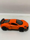 Super Sports Car Toy with Light – Friction Powered Die-Cast Car for Kids