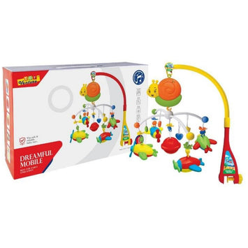 Dreamful Baby Crib Mobile Toy with Music and Rotating Hanging Toys – Colorful Infant Musical Mobile
