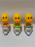 Cute Duck on Scooter Toy for Kids – Musical & Moving Cartoon Duckie Ride Toy (Battery Operated)