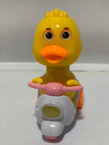 Cute Duck on Scooter Toy for Kids – Musical & Moving Cartoon Duckie Ride Toy (Battery Operated)