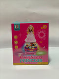 Flying Saucer Princess Toy – 360° Rotating Music & Light Doll for Girls | Space UFO Design"